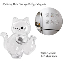 Load image into Gallery viewer, Transparent Cute Dog Pendant Keychain Creative Pet Hair Storage Capsule Hanging Ornament for Pet Lover DIY Pet Memorial Keychain
