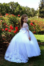 Load image into Gallery viewer, Lace Ball Gown Flower Dress
