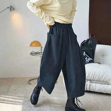 Load image into Gallery viewer, Women's Wide-Leg Pants Oversized Casual Harem Trousers with Pockets
