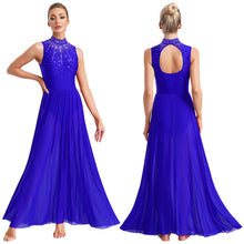 Load image into Gallery viewer, Shiny Lyrical Rhinestone Maxi Dress
