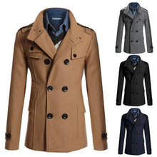 Load image into Gallery viewer, Winter Formal Men Long Coat
