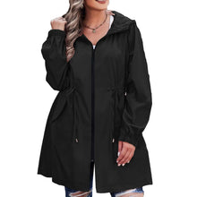 Load image into Gallery viewer, Women Trench Coat New Spring Autumn Jacket Casual Long Sleeve Hooded Mid Long Windbreaker Female Overcoat High-Quality Coats
