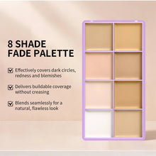 Load image into Gallery viewer, 8 Shade Soft Matte Cream Concealer Palette Full Coverage Fade Dark Circles Blemishes Waterproof Long Lasting Oil Control Makeup
