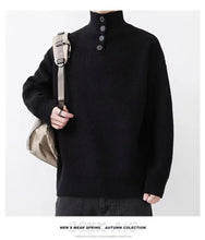 Load image into Gallery viewer, Sweater Men's Winter Turtleneck Base Layer Warm Thickened Wool Pullovers
