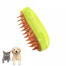 Load image into Gallery viewer, Cat Dog Steamy Brush Steam Brush Electric Sprayer for Massage Pet Grooming Tool Shedding 3 in 1 Electric Sprays Massage Combs

