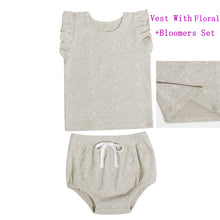 Load image into Gallery viewer, Ribbed Summer Kids Casual Set
