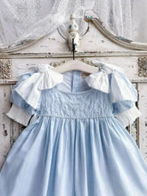 Load image into Gallery viewer, Embroidered Bow Princess Girls Dress
