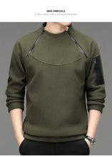 Load image into Gallery viewer, Men's Sweatshirs Spring Fall Long-sleeved T-shirt Top Loose Trend Round Neck Bottoming Shirt Lightweight Casual Sports
