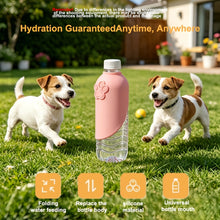 Load image into Gallery viewer, Pet Travel Cup, Leak-Proof and Foldable, with a Removable Bowl, Dishwasher Safe, a Must-Have for Outdoor Walks and Trips
