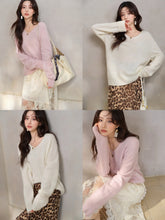 Load image into Gallery viewer, Elegant Wool Knit Skirt Set
