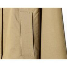 Load image into Gallery viewer, Women's Short Trench Coat with Contrast Collar New Spring Turn Down Collar Long Sleeve Button Women Coats Chic Female Jackets
