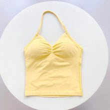 Load image into Gallery viewer, Women's Sexy Sports Bra - Open Back Design, Breathable Stretchy Fabric for Yoga - Elegant Solid Color All-Season Activewear
