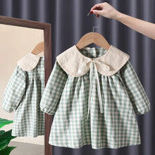 Load image into Gallery viewer, Bow Long Sleeve Toddler Dress

