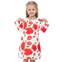 Load image into Gallery viewer, Printed Flower Casual Girls Dress
