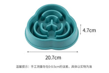 Load image into Gallery viewer, Pet Cat Dog Slow Food Bowl Fat Help Healthy Round Anti-choking Thickened And Non-slip Multiple Colors Shapes
