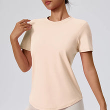 Load image into Gallery viewer, Yoga Classic T-shirt Women's Fitness Yoga Clothing Short Sleeve Round Neck Sports T-shirt
