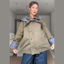 Load image into Gallery viewer, Casual Double Sided Women Coats Loose Long Sleeve Turn-Down Collar Pocket Female Jacket 2026 Autumn Fashion Lady Outwear New
