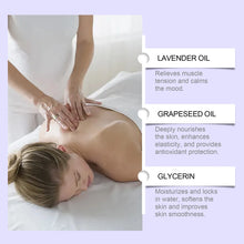 Load image into Gallery viewer, Lavender Essential Oil Moisturizing Body Skin Smoothing Soft Stress Relief Muscle Sore Help Sleep Spa Relaxing Massage Oil
