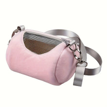 Load image into Gallery viewer, 1Pc Small Pet Backpack Hamster Carrier Bag Portable Cylinder Satchel Flying Squirrel Travel Breathable Mesh Pouch Pet Supplies

