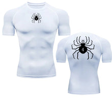 Load image into Gallery viewer, GYM Compression Tshirts Sport Workout Anime Spider Print T-shirts Mens Running Fitness Tight Summer Sportswear Rashgard Top Tees
