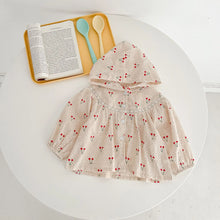 Load image into Gallery viewer, Cherry Print Baby Sun Jacket
