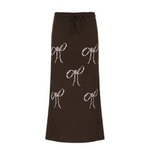 Load image into Gallery viewer, High-Waist Drawstring Ankle-Length Skirt
