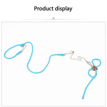 Load image into Gallery viewer, Pet Adjustable Soft Harness Bell Leash Set Mouse Hamster Ferrets Rat Pet Pig Leash Hamster Harness Rope Anti-bite Pet Walking
