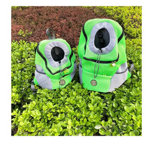 Load image into Gallery viewer, New Dog Pet Backpack Carrier Travel Bag Front Pack Breathable Adjustable with Safety Reflective Strips for Hiking Outdoor Cats
