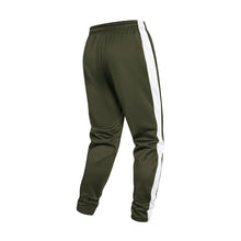 Load image into Gallery viewer, Men's Casual Tracksuit Zip Up Stand Collar Jacket &amp; Sweatpants Classic Striped Suit for Men Fall Winter Daily Outdoor Streetwear

