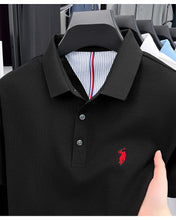 Load image into Gallery viewer, 100% pure cotton high-end brand men's short sleeve polo shirt summer fashion original pony embroidery golf Paul  casual T-shirt
