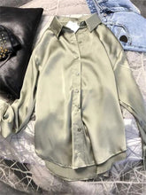 Load image into Gallery viewer, Elegant Silk Touch Office Blouse
