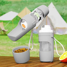 Load image into Gallery viewer, Pet Travel Water Bottle Portable with Food Container Foldable 2in1 Pet Outdoor Bowl Puppy Dog Cat Travel Drinking Food Feeder
