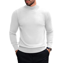 Load image into Gallery viewer, Stretch Mock Neck Knit Sweater
