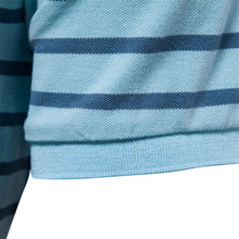 Load image into Gallery viewer, Striped Embroidered Cotton Summer Polo
