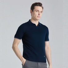 Load image into Gallery viewer, V Neck Embroidered Casual Polo
