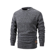 Load image into Gallery viewer, New Men's Sweater Spring Autumn Round Neck Long Sleeve Pullover Casual Sports Sweatshirt High Quality Solid Color Fleece Coat
