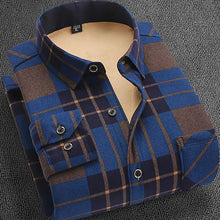 Load image into Gallery viewer, Fleece Plaid Thermal Shirt Jacket
