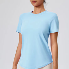 Load image into Gallery viewer, Yoga Classic T-shirt Women's Fitness Yoga Clothing Short Sleeve Round Neck Sports T-shirt
