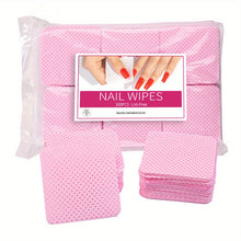 Load image into Gallery viewer, Nail Polish Remover Wipes Nail Cleaning Pads, Non Woven Nail Pads For Women Girl Beauty Salon
