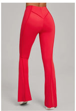 Load image into Gallery viewer, Gym Workout Women's Wide-Leg Tight-Fitting Hip-Lifting Yoga Flared Pants Dance High-Waist Flared Casual Outdoors Sports Trousers
