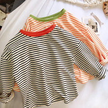 Load image into Gallery viewer, Striped Long Sleeve Baby Tee

