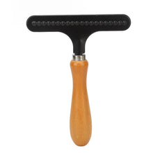 Load image into Gallery viewer, Pet Grooming Brush Pet Brush Handheld Cat Grooming Rake Wooden Handle Pet Hair Deshedding Detangling Brush for Cats Dogs
