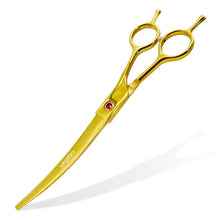 Load image into Gallery viewer, Pet Grooming Scissors   7inch Right and Left Hand Curved Scissors For Dog Grooming
