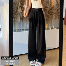 Load image into Gallery viewer, Women's Pants Autumn Winter Corduroy High Waist Wide Leg Pants for Women Casual Trousers Female Straight Pants Women Clothes New
