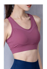 Load image into Gallery viewer, Plus Size Women's Sports Bra High Support Breathable Moisture Wicking Running Workout Fitness Athletic Underwear
