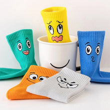 Load image into Gallery viewer, Emoji Kids Breathable Sock Set
