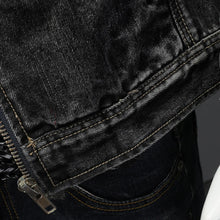 Load image into Gallery viewer, Men’s Stand-Collar Lightweight Denim Jacket
