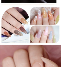 Load image into Gallery viewer, NAILCO 15ml Colorful Jelly Gel Nail Polish Gorgeous Color HEMA TPO FREE Soak Off UV LED Semi Permanent Long Wear Gel Varnish
