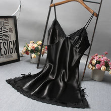Load image into Gallery viewer, Lace V Neck Mini Nightgown
