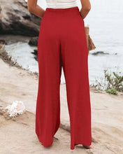 Load image into Gallery viewer, Drawstring Beach Wide Leg Pants
